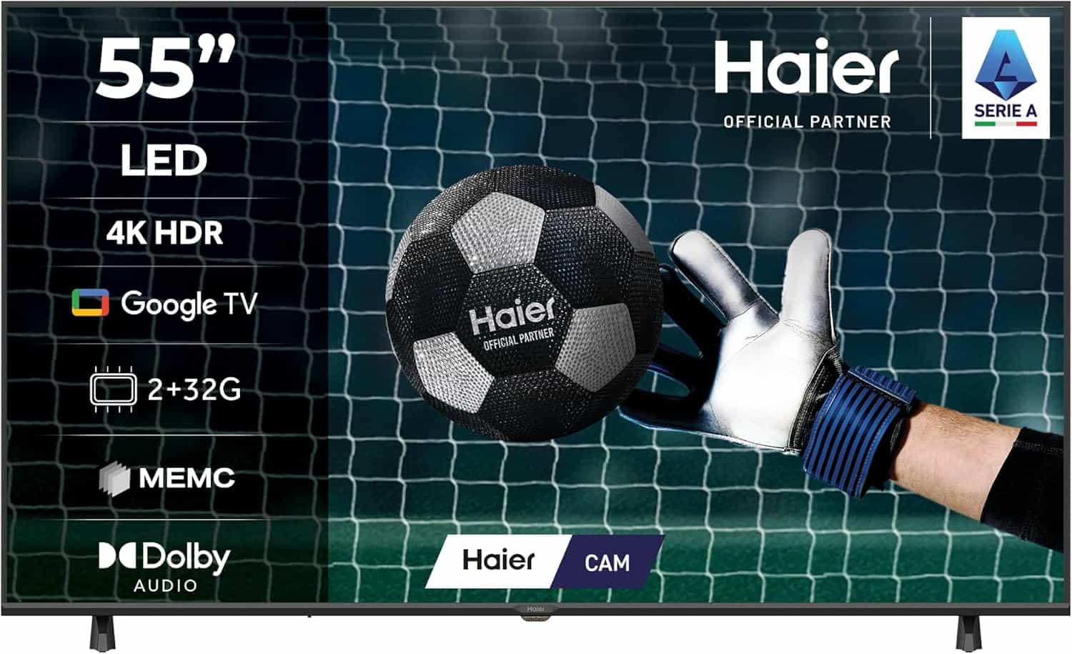 	H55K85FUX (SMART GOOGLE TV)(DH1ZSC000)-LED UHD-HAIER