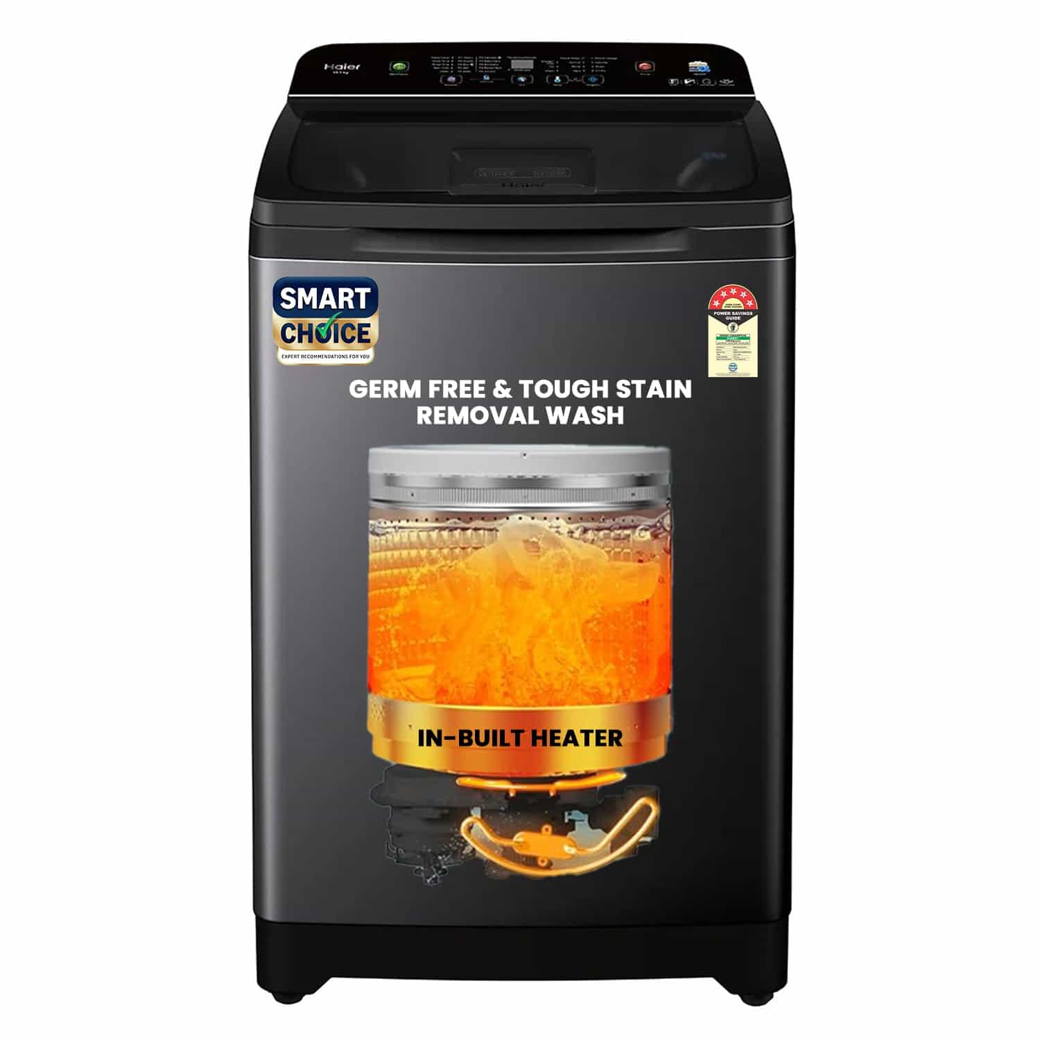 HWM105-316BK-(10.5 KG)(BLACK)(CBAND1000)-WM-TL-HAIER