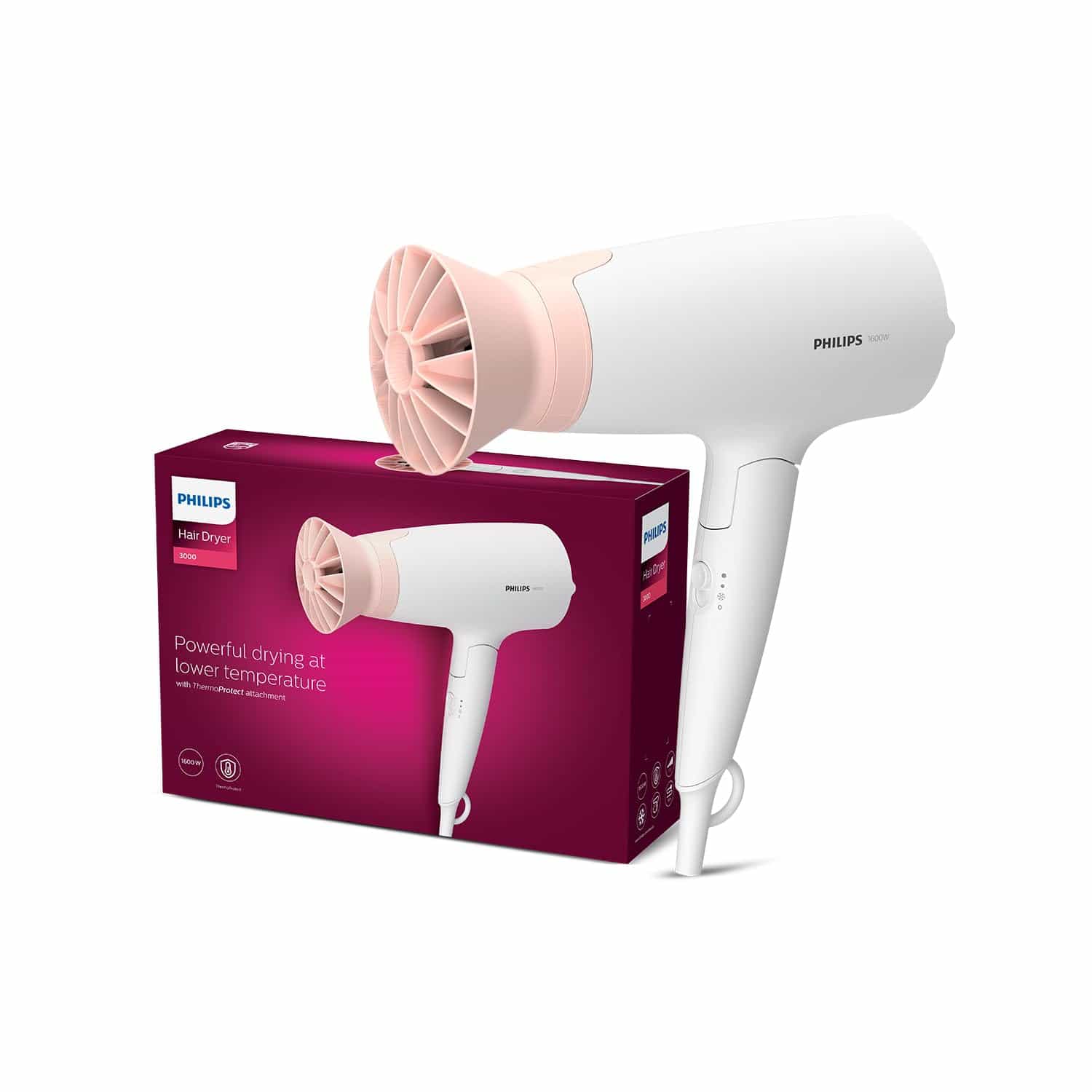 BHD308/30 (1600W)-HAIR DRYER-PHILIPS 