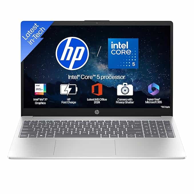15-FD0640TU/INTEL 5-120U PROCESSOR/W11/39.6 CM (15.6) DIAGONAL FHD DISPLAY/16 GB DDR4-3200 RAM/512 GB SSD HARD DRIVE/HP TRUE VISION 1080P FHD CAMERA/HP-LAPTOP-LAPTOP-HP 