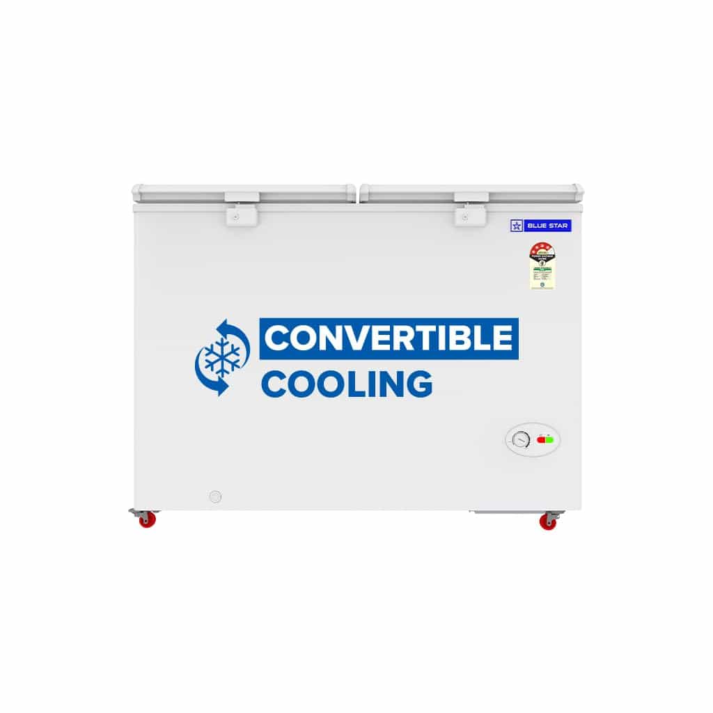HT4-N350 (310 LTR)(4 STAR)(HARD TOP DOUBLE DOOR)-FREEZER-BLUE STAR