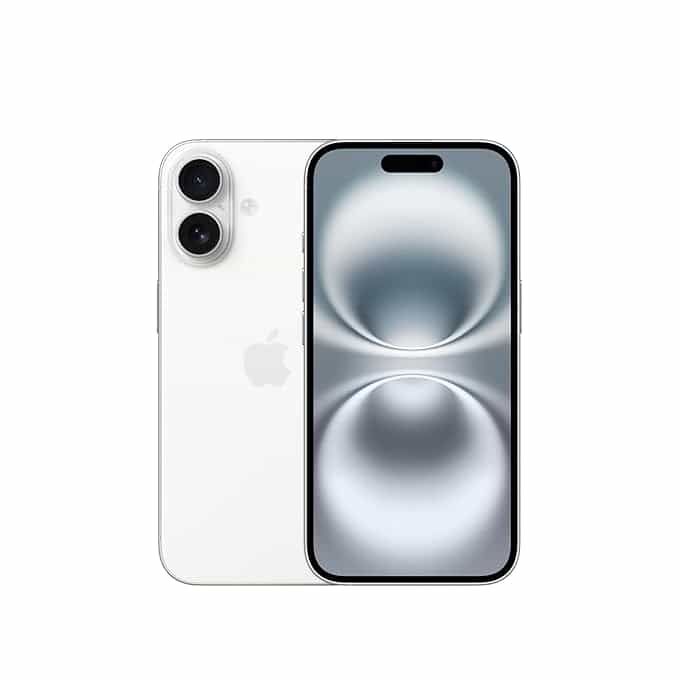IPHONE 16 PLUS 128GB - WHITE (MXVV3HN/A) - MOBILE PHONE - APPLE