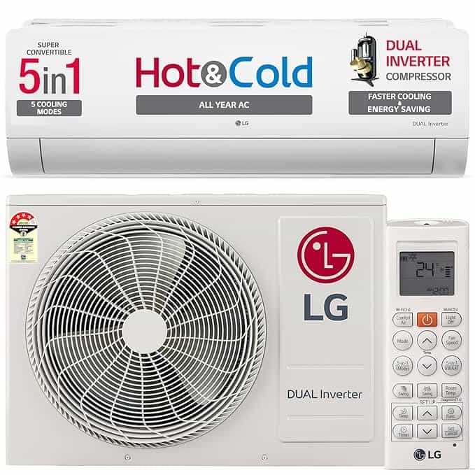 US-Q19WNXE.ANLG (1.5 TON)(3 STAR)(8806096277560) - AIR CONDITION INVERTER - LG
