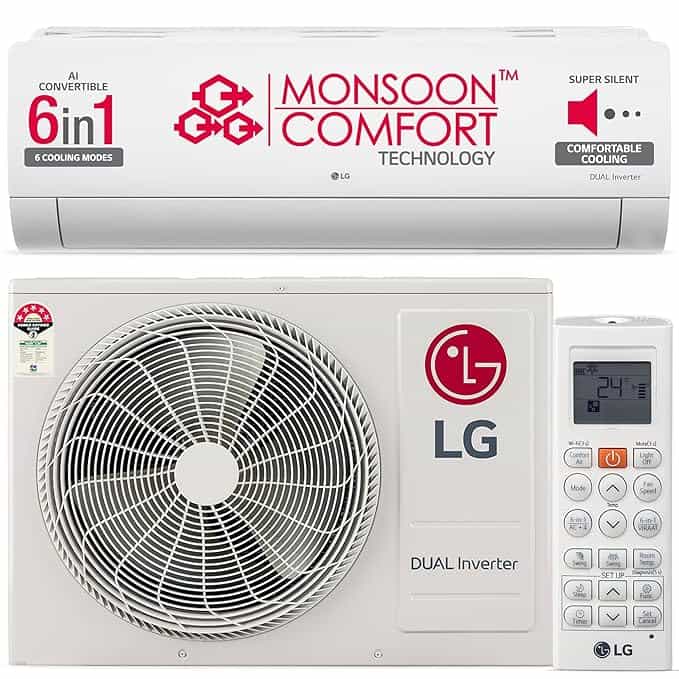 US-Q14BNZE.AMLG (1.0TON)(5 STAR)(8806096277829) - AIR CONDITION INVERTER - LG