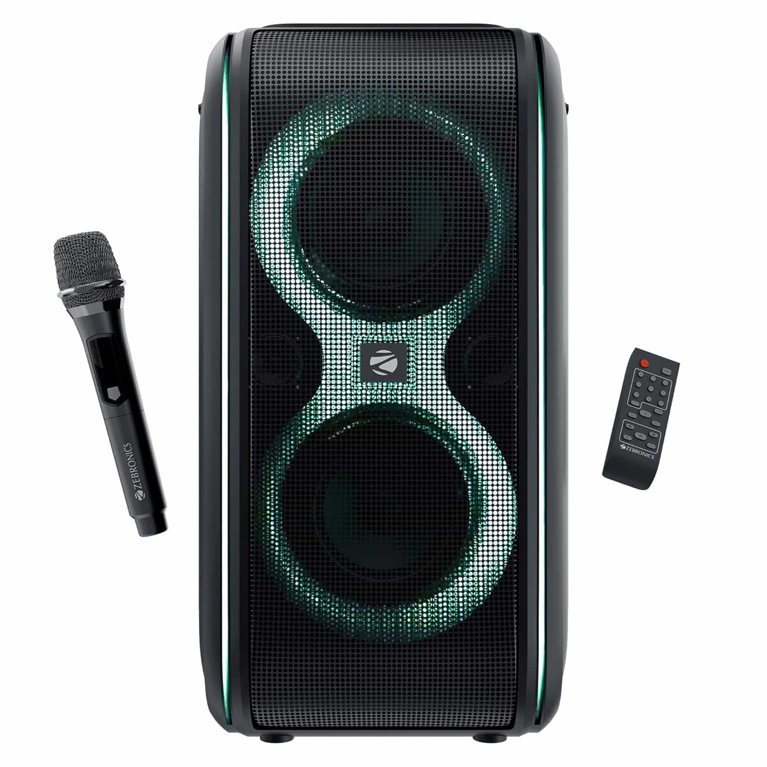 BASH (60WATTS,AUX,USB,BT,KARAOKE,6HRS BATTERY)-AUDIO-X BOOM-ZEBRONICS