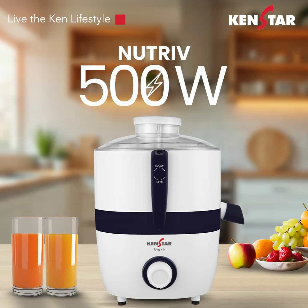 NUTRIV (500WATTS)(KJNUT50B0PR0-DAR)-JUICER MIXER GRINDER-KENSTAR