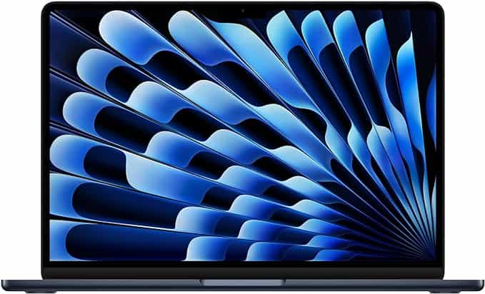 13" MACBOOK AIR M3 CHIP WITH 8 CORE CPU & 8 CORE GPU, 8GB-256GB - MIDNIGHT MAC OS (MRXV3HN-A) - LAPTOP - APPLE