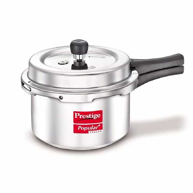 3LTRS POPULAR PLUS ALU SVACHH (10171) - PRESSURE COOKER - PRESTIGE