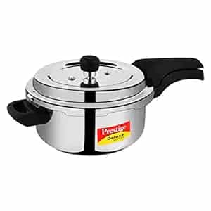 3LTRS SS DELUXE ALPHA SVACHH (20248) - PRESSURE COOKER - PRESTIGE