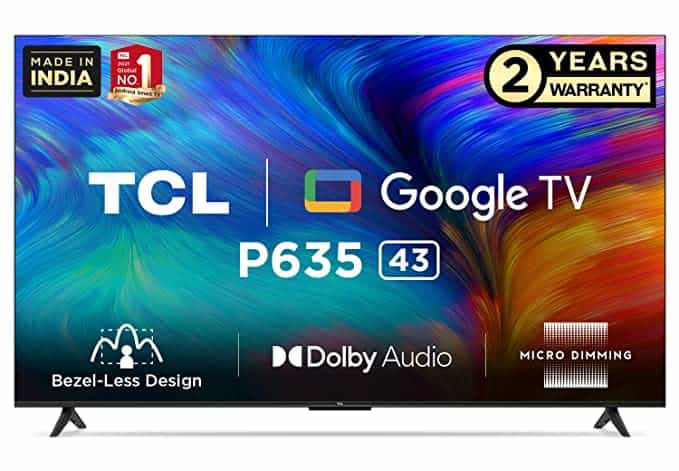 43P635 PRO ( 4K, UHD, SMART,GOODLE TV) - LED UHD - TCL