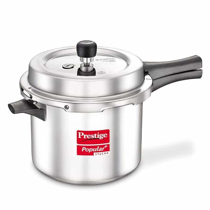 5LTRS POPULAR PLUS ALU SVACHH (10173) - PRESSURE COOKER - PRESTIGE