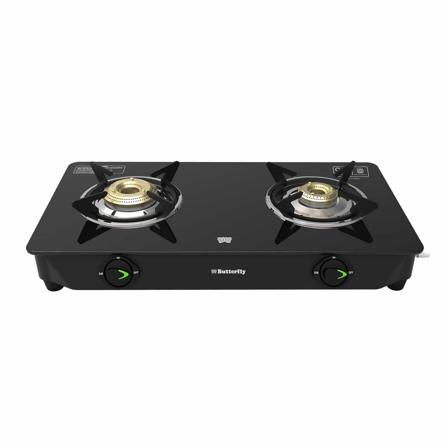 BLEU RAY 2B (GLASS TOP)(TRIBL2B00020) GAS STOVE BUTTERFLY