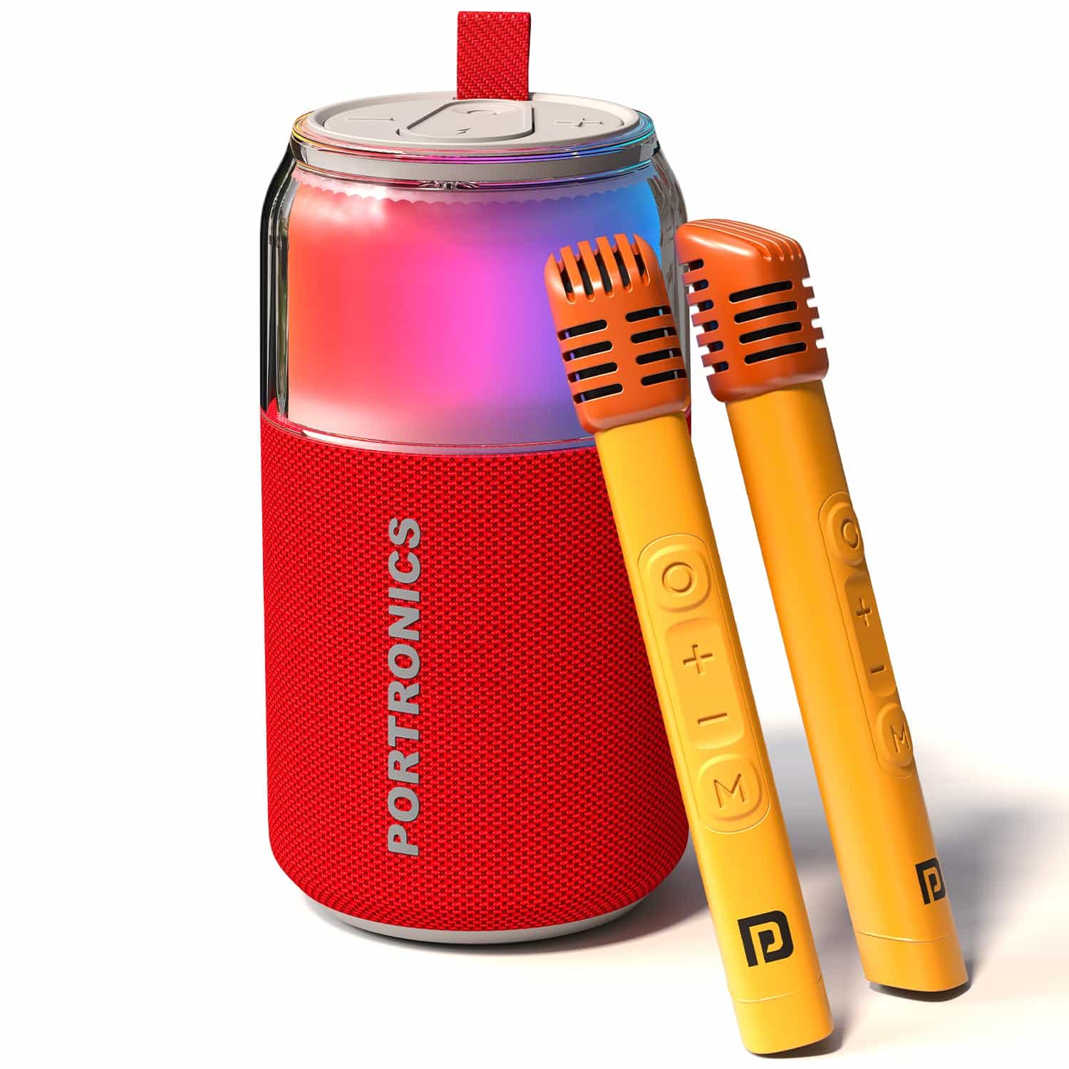 POR 3282 TALK SIX - 10W BLUETOOTH SPEAKER WITH DUAL WIRELESS KARAOKE MIC - ACCESSORY (IT & MOBILE) - PORTRONICS