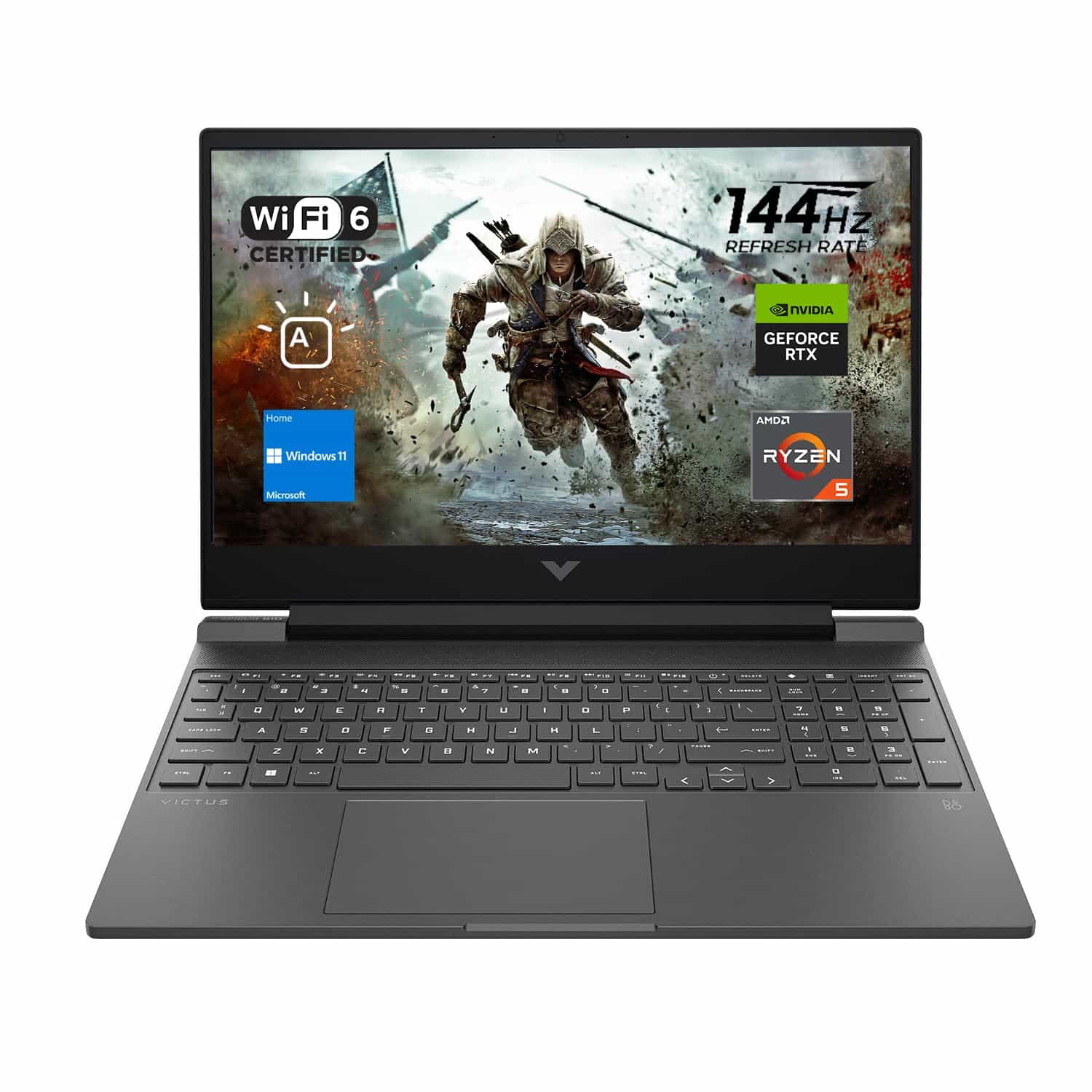 HP Victus 15-fb3262AX / Ryzen™ 5 7535HS / 8GB / 512 SSD / 15.6 /WIN11 / RTX 3050 6GB LAPTOP
