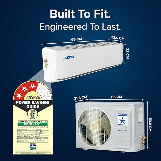 IA317PXU (1.5 TON)(3 STAR) AIR CONDITION INVERTER BLUE STAR