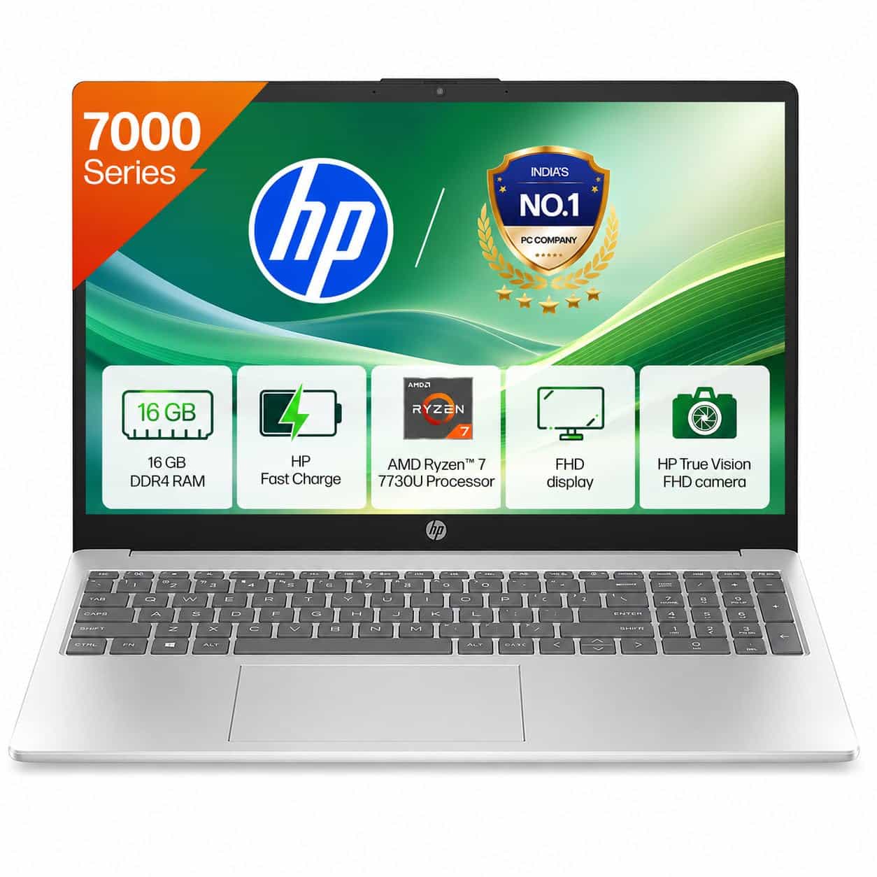 Ryzen 7-7730U / 8GB / 512 SSD / 15.6 / W11 MS Office 2024 / Integrated AMD Radeon Graphics / LAPTOP