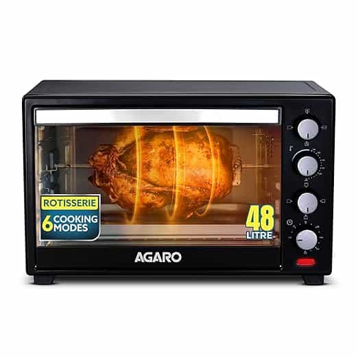 MARVEL (48 LTRS)(BLACK)(ROTISSERIE)(33310)-OVEN TOAST GRILLER-AGARO
