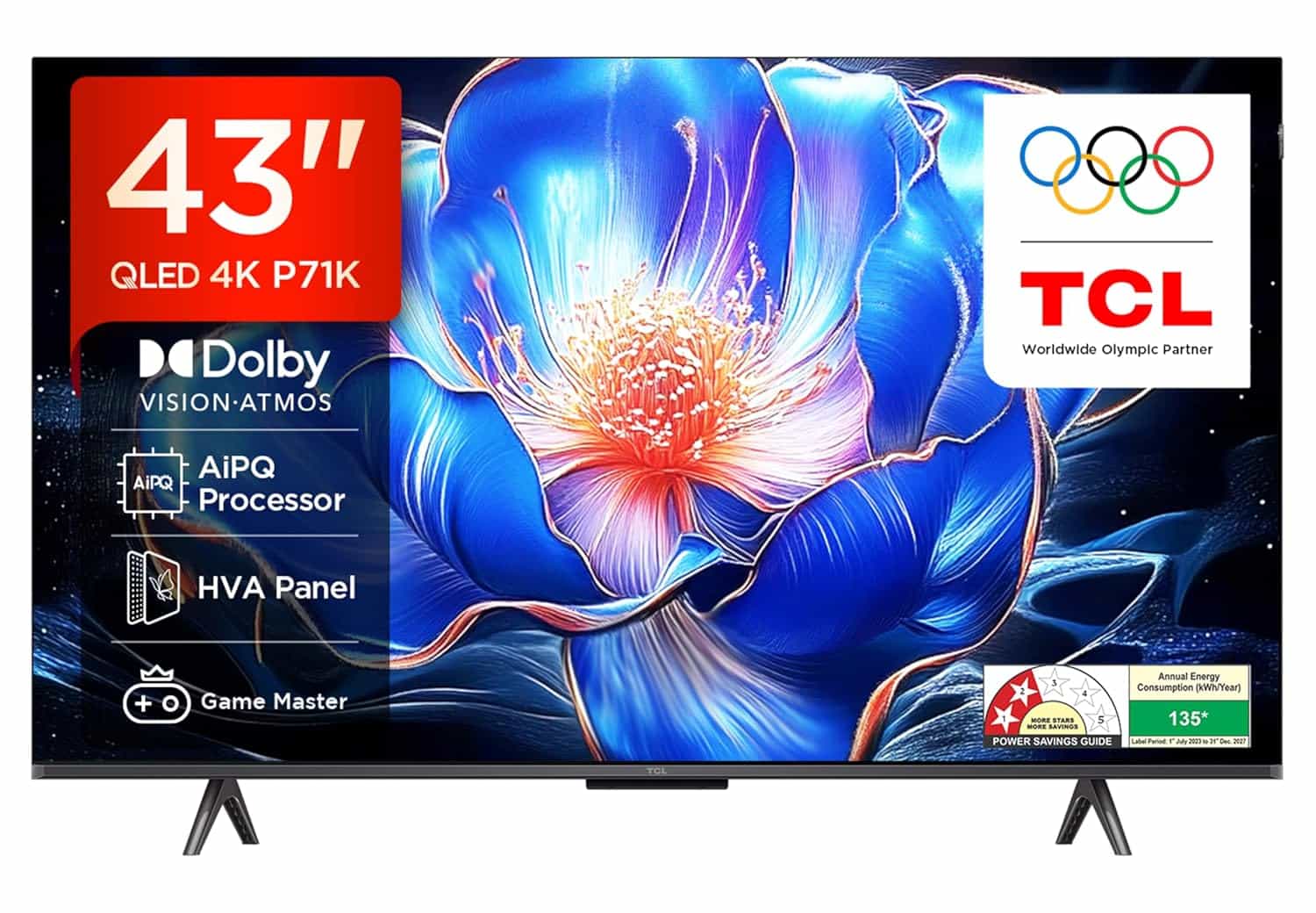 43P71 (4K SMART GOOGLE TV) LED QLED TCL