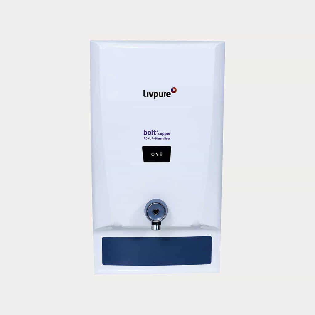 BOLT PLUS COPPER HR (RO+UV+MINERALISER)(7 LTRS) - WATER PURIFIER - LIVPURE