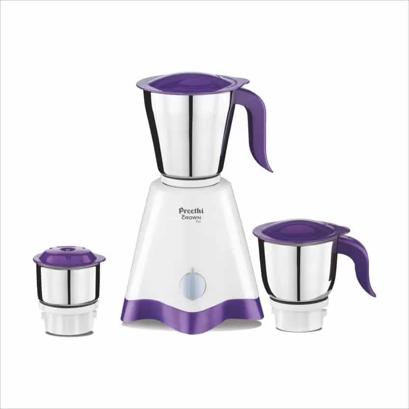 CROWN PRO (3 JARS)(600W)(MG 254)(11000383) - MIXER GRINDER - PREETHI