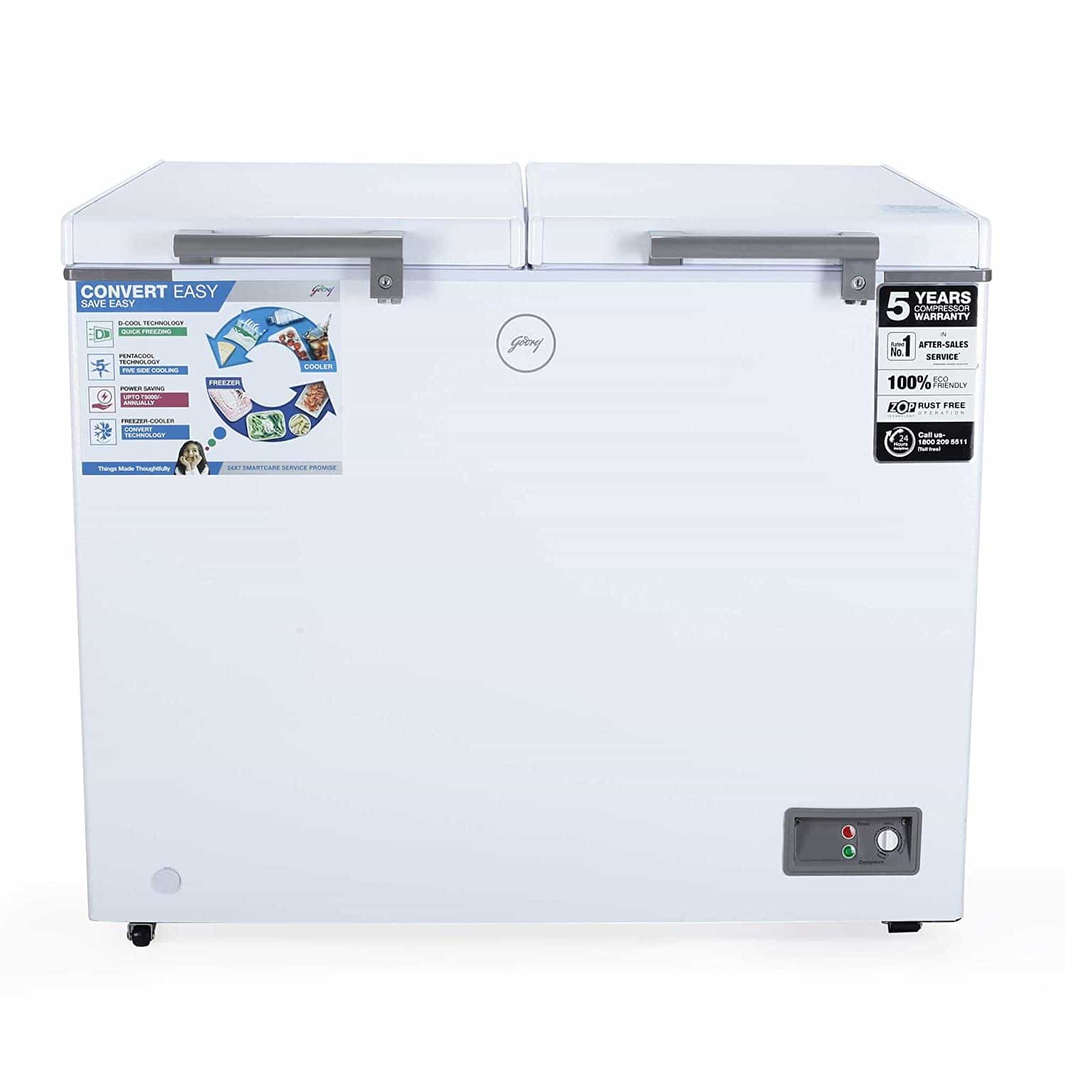 DH EPENTA 325C 31 CMFH2 M RW (325 LTRS)(2 STAR) - FREEZER - GODREJ