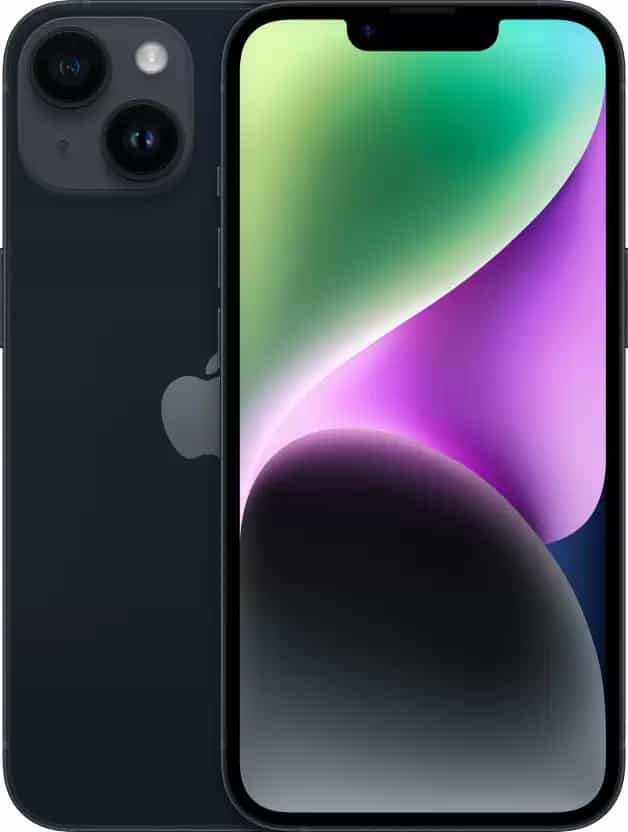 IPHONE 14 128GB - MIDNIGHT (MPUF3HN-A) - MOBILE PHONE - APPLE