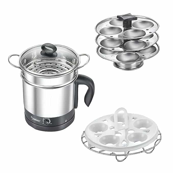 PMC 3.0+ (1.5 LTRS)(IDLI STAND+STEAMER+EGG STAND)(41886) - ELECTRIC KETTLE - PRESTIGE