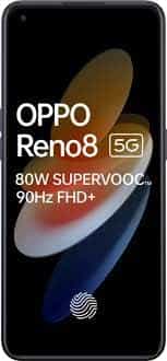 RENO 8 (8+128) BLACK - MOBILE PHONE - OPPO