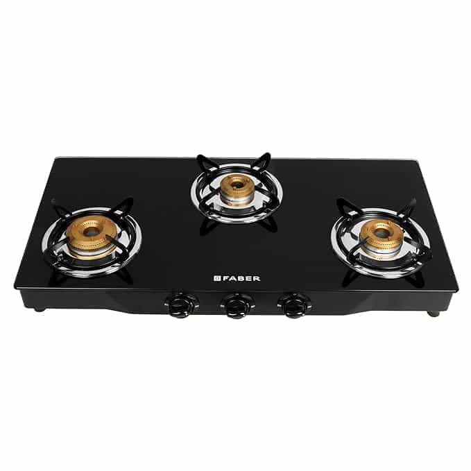 SPARK 3BB (3BR)(GLASS TOP)(106.0707.172) - GAS STOVE - FABER