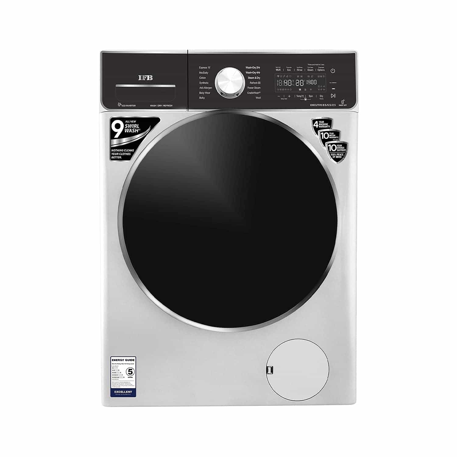 WD EXECUTIVE ZXM - (8.5 WASHER)(6.5 KG DRYER)(2.5 KG REFRESHER)(MOCHA) - W - M-FL - IFB