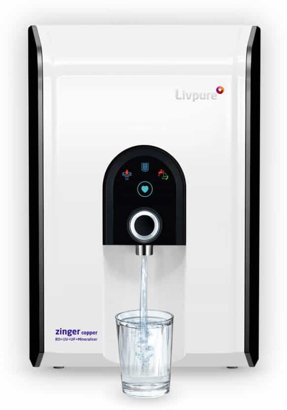 ZINGER COPPER HR (RO+UV+MINERALISER) - WATER PURIFIER - LIVPURE